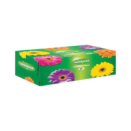 Twinsaver Tissues Rainbow 40x180